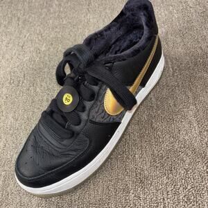 Nike Air Force 1 Low Size 6.5Y Bronx Origins Black Gold Left Shoe Amputee Clean
